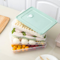 Food Storage Box Dumpling Storage Box Refrigerator Crisper Organizer Kitchen Accessories Sealed Box Vegetable Holder Microwave