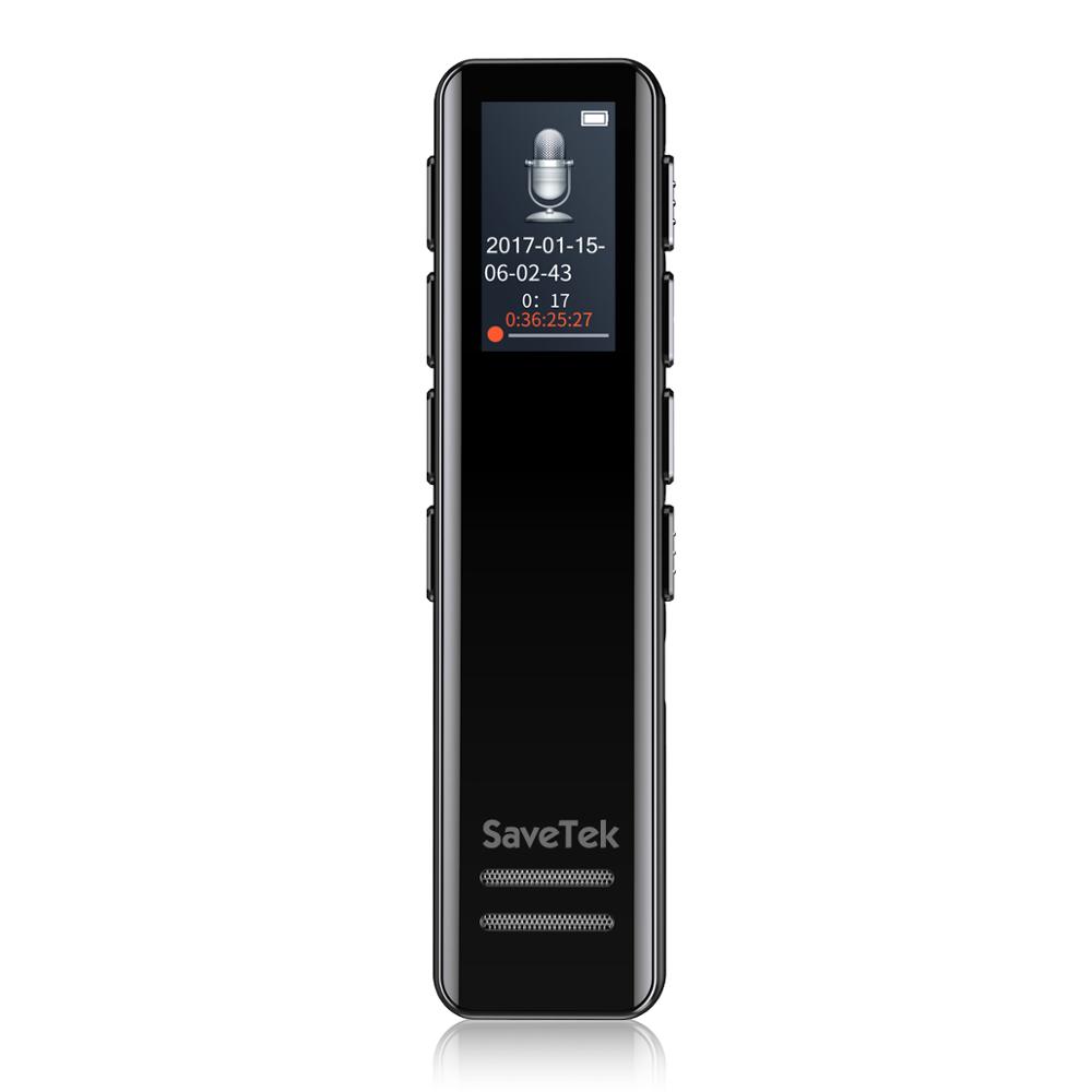 Savetek USB Pen 8GB 16GB Voice Activated Digital Audio Voice Recorder Hi Fi Lossless Mp3 Player Recording 1536Kbps