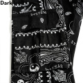 Dark Icon Bandana Jogging Pants Men Women Elastic Waist Side Pockets Men's Pants Trousers