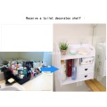 OUSSIRRO Bathroom Shelves Wall Hanging Shampoo Cosmetics Storage Rack Wall Partition Waterproof Space Utilization Tissue Box