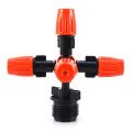 Lawn Sprinkler Automatic 360 Rotating Garden Water Sprinklers Lawn Irrigation 5 Nozzles Garden Pipe Hose