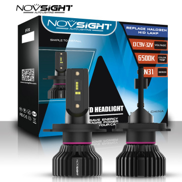 Novsight Car Lights H4 LED H7 led Headlight Bulbs H8 H9 H11 LED Lamp 9005 HB3 9006 HB4 Auto Headlamps Fog lights Kit 12V