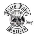 black label society large Embroidered punk biker Patches Clothes Stickers Apparel Accessories Badge