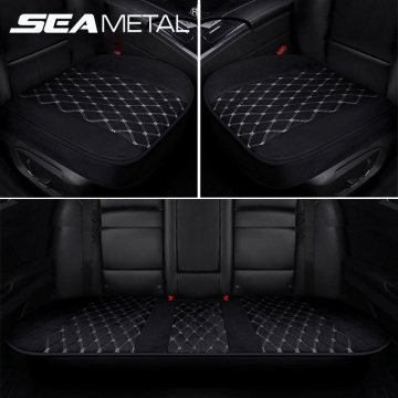 Luxury Car Seat Cover Interior Protector Car Seats Cushion Covers Four Seasons Automobiles Seat-Cover Mat Flannel Auto Accessory