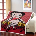 Betty Boop Sherpa Blanket Picnic Throw Blanket Sexy Lady Square Blanket Weighted Blanket Comfortable Bedspread Kids Blanket