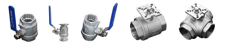 Two-piece threaded ball valve (16)