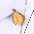 1Pc 3D Simulation Fruit Miniature Durian Avocado Papaya Mini Resin Craft Cabochon Flatback Fridge Sticker Accessories DIY Decor