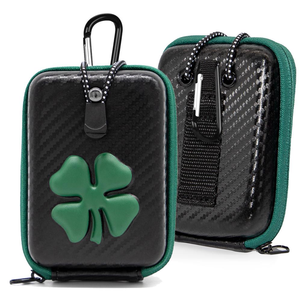 Luck Clover Golf Range Finder Case Light Weight Carbon Fibre Rang Carry Case for Callway Tectectec Nikon Golf Buddy Rangefinders