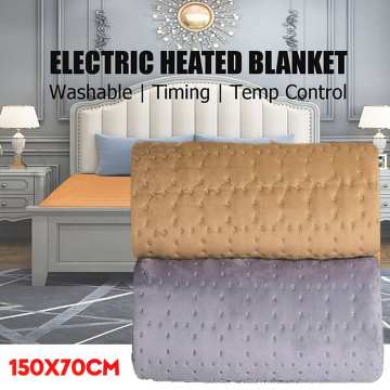 Electric Blanket Thicker Heater Double Body Warmer Heated Blanket Mat Timing Thermostat Electric Heating Blanket Carpet Washable