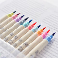 10 Colors Fabricolor touch write brush pen Color Calligraphy marker pens set Chinese Stationery Drawing art School supplies
