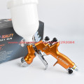 HD-2 HVLP Spray Gun Gravity Feed Auto Paint for all Auto Paint ,Topcoat and Touch-Up with 600cc Plastic Paint Cup For Car,Furnit