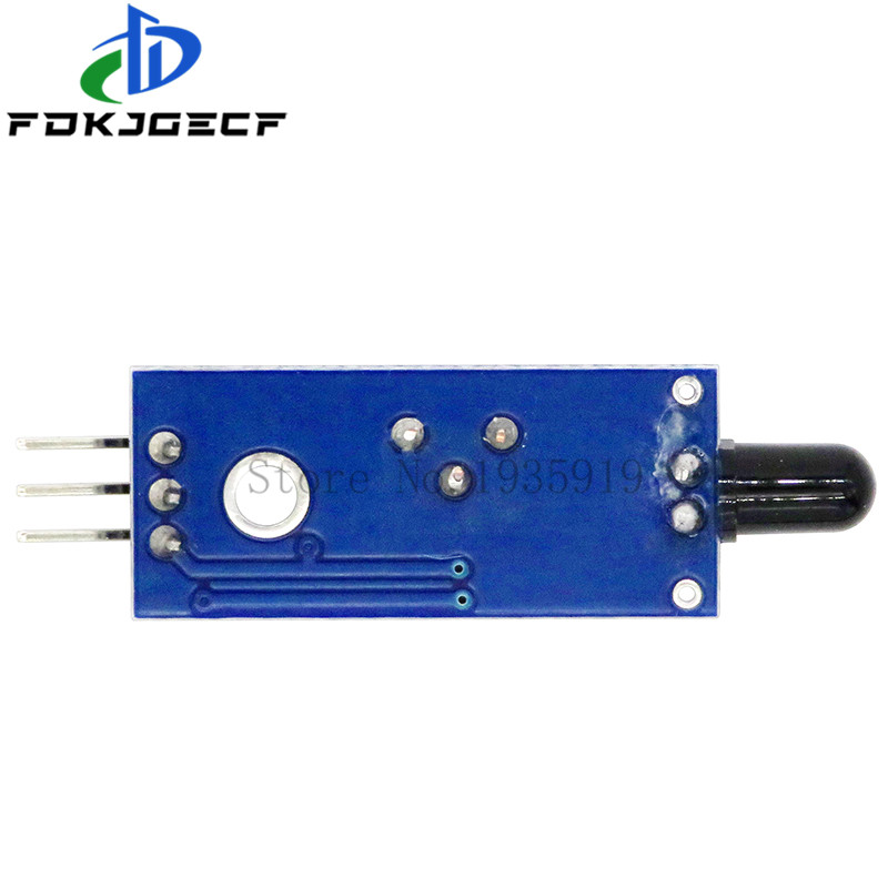 LM393 3 Pin / 4 Pin IR Flame Detection Sensor Module Fire Detector Infrared Receiver Module for arduino Diy Kit