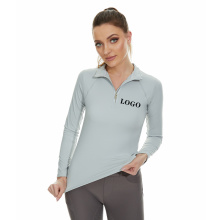 Gray High Quality Women equestrian Base Layer