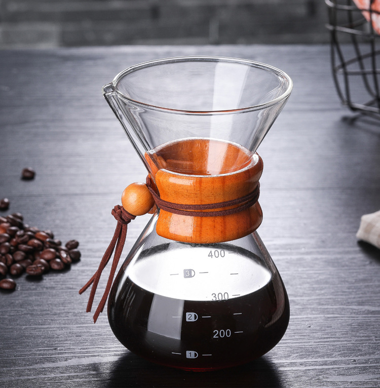 400ml/1 cups Classic Espresso Coffee Maker funnel style Pour Over Coffeemaker Coffee Machine Filter Coffee Pot barista