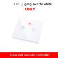 2 gang Switch WHITE