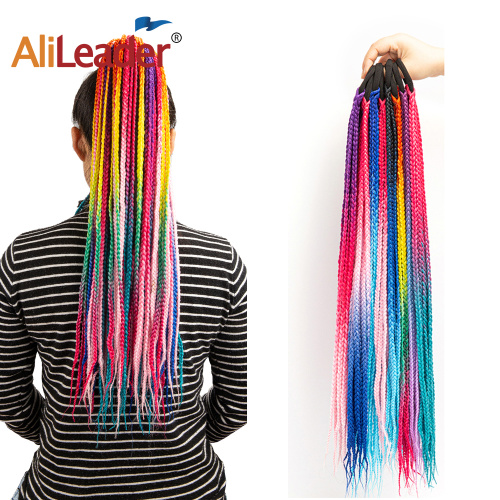 Synthetic Hairpiece Ombre Braid Ponytail With Rubber Bands Supplier, Supply Various Synthetic Hairpiece Ombre Braid Ponytail With Rubber Bands of High Quality