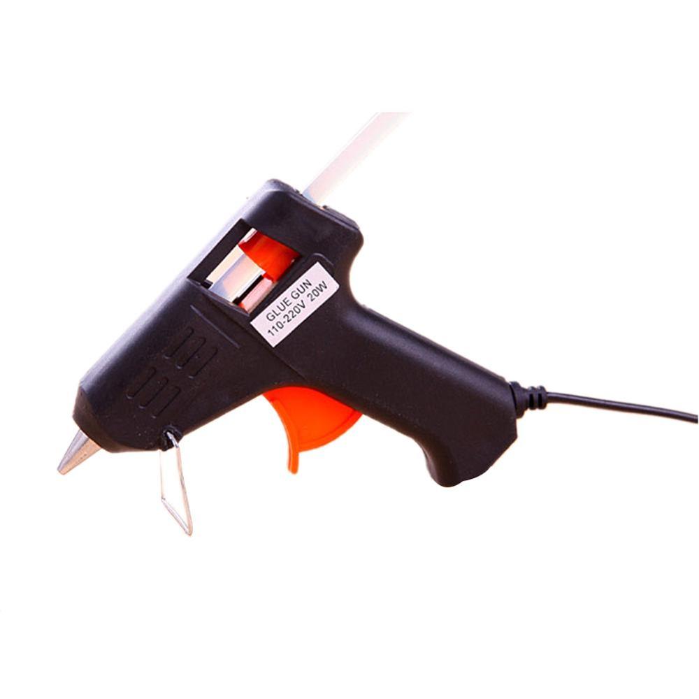 20W Electric Heat Hot Melt Glass Glue Caulk Gun Sticks Repair Pneumatic Tool UK
