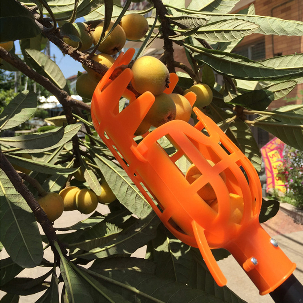 Plastic Fruit Picker Basket Head Labor Saving Tool Fruits Catcher Harvest Picking Apple Mango Pear Peach Mango Kiwi Lemon Cherry