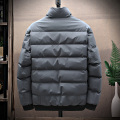 Winter New Men Solid Color Parkas Quality Brand Men's Stand Collar Warm Thick Jacket Male Fashion Casual Snow Parka Coat