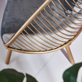 2019 New Metal Steel Leisure Chair Iron Wire chair Hollow Dining Coffee Metal Bar Chairs Living Room Furniture 3 Colors