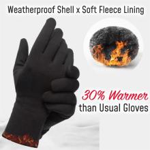 Outdoor Thermal Gloves Winter Cycling Gloves For Men Women Waterproof Windproof Warm Full Finger Gloves Anti Slip Hiking Skiing