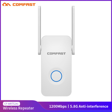 Wireless Wifi Repeater 1200Mbps 802.11ac Network Wifi Extender Signal Amplifier Antenna Dual Band Signal Booster Repetidor Wifi