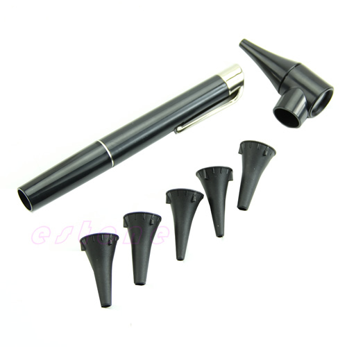 New Black Pen style Earcare Professional Otoscope Diagnostic Lab Science Set