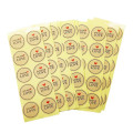 100PCS/lot Round Vintage Kraft Label Sticker Thank you DIY Multifunction Adhesive Packaging Sealing Label Sticker Gift Stickers