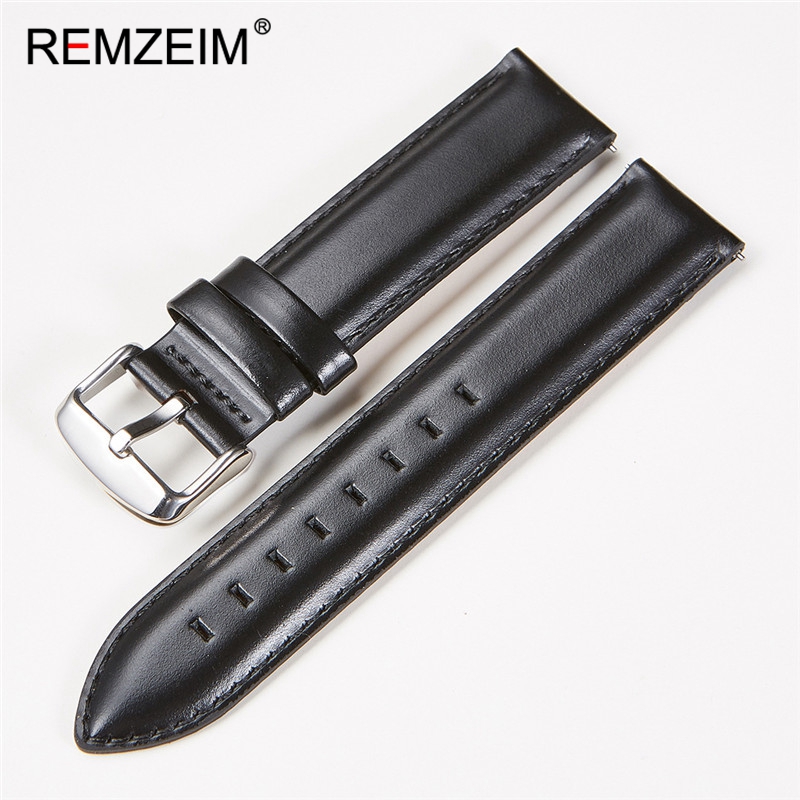 New Oil Wax Genuine Leather Watchbands 18mm 20mm 22mm Quick Release Watch Straps Smart Watch Band Watch Accessories