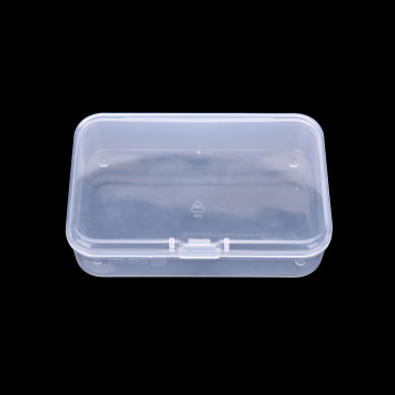 Cheap 1PC Transparent Plastic Small square Boxes Packaging Storage Box With Lid for jewelry box Accessories Finishing Box