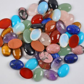 14x10MM Crystal/Sodalite/Aventurine/Howlite/Tigereye/Sandstone/Opal/Carnelian/Quartz Oval CAB GEM Cabochon Jewelry (10 pcs/lot)