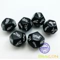 Black 12 Sides Love Dice Lover Sex Position Dice for Adult Couples Dirty Die Game Adult Fun Toy Sex Games