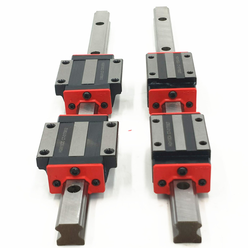 RU ES HGR20 Square Linear guides rail 2set HGR20+ block HGH20CA HGW20+SFU1605 ball screw 5mm lead + BK12BF12 cnc linear actuator