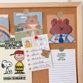 Cork Wood Wall Hanging Message Bulletin Board Frame Notice Note Memo Board Shop E65A