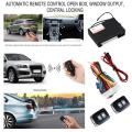 Universal 12V Car Door Lock Vehicle Keyless Entry System Auto Remote Central Kit with Control Box Black