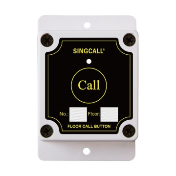 SINGCALL Wireless Calling Button Pager for Building Site APE500 Button Working with SC-R10GX