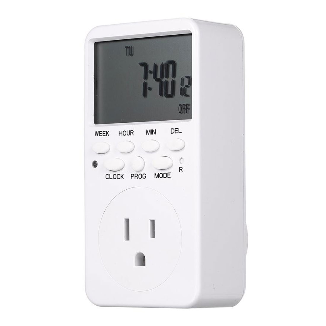 230V 120V 7 Day 12/24 Hour Electronic Digital Timer Switch EU UK US Plug Kitchen Timer Outlet Programmable Timing Socket