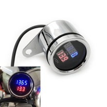 AL22 -New Motorcycle Meter Refit Digital Tachometer Lingua Electronic Tachometer With Voltage 50Cc-250Cc