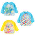 Cute Cartoon Colorful Baby Bibs Long Sleeve Art Apron Animal Smock Children Bib Burp Clothes Soft Feeding Eat Toddle Waterproof