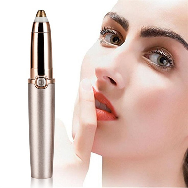 USB Brow Shaver Portable Mini Electric Epilator Eyebrow Trimmer Makeup Eye Brow Shaver Razors Women Painless Depilator