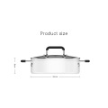 Xiaomi Mijia induction cookers 4L Non-Stick Stockpot Dishwasher Safe Aluminum Covered Soup Pot Heats Fast Evenly