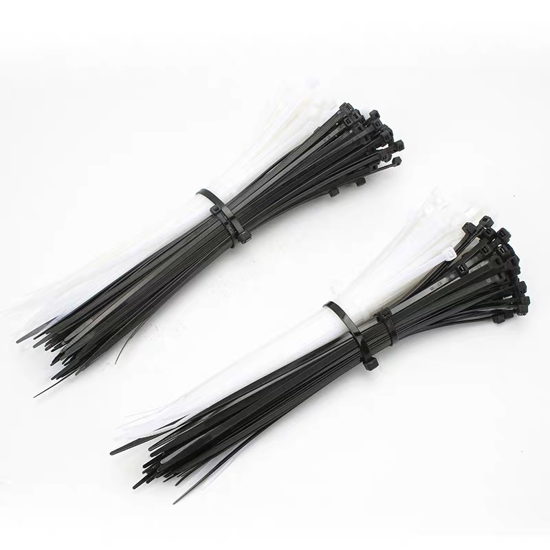 100 PCS black 4X200 Self-locking plastic nylon tie cable tie fastening ring 3X200 cable tie zip wraps strap nylon cable tie