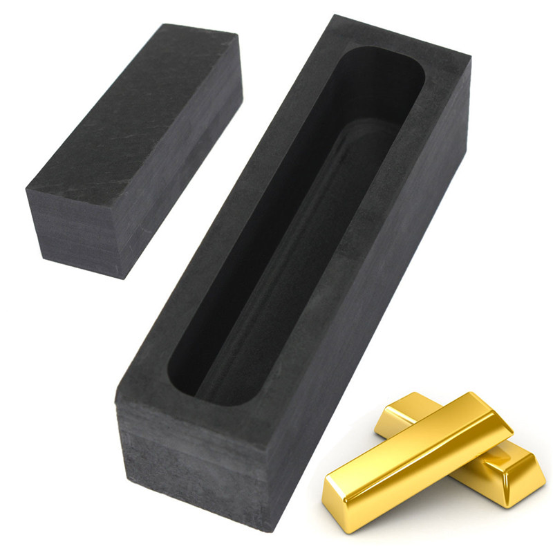 23oz Gold Melting Casting Prod Refining Scrap Purity Graphite Ingot Bar Mold