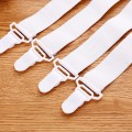 4pcs Sheet Clip Bed Sheet Fasteners Mattress Strong Clip Elastic Holder