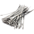 100pcs 4.6x100 / 150/250mm Stainless steel cable tie Locking Metal Wrap Locking Cable kabelbinder metall cable tie mount