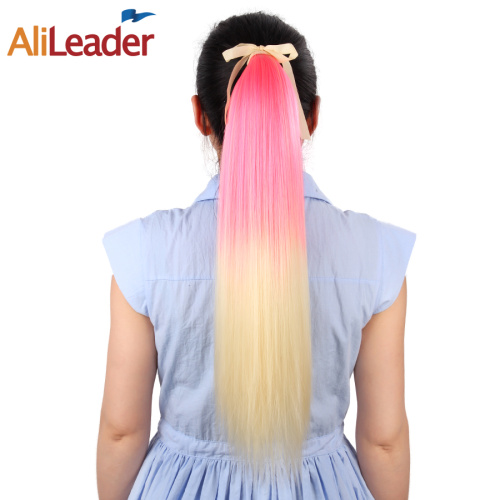 High Swoop Ponytail Ombre Straight Clip In Hairpiece Supplier, Supply Various High Swoop Ponytail Ombre Straight Clip In Hairpiece of High Quality