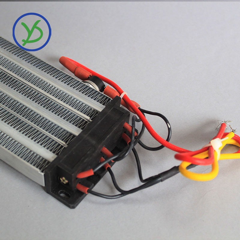 2500W 220V AC DC Industrial heater PTC ceramic air heater Electric heater Insulated 330*76mm with thermostat protector