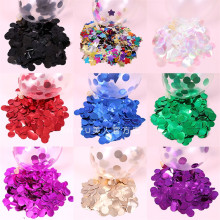 1.5cm Cross-border round balloon sequin confetti wave ball filling transparent balloon aluminum foil throwing paper scraps 20g