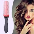 9 Rows Anti-Static Hair Brush Scalp Massager Men Oil Comb Hair Styling Tool