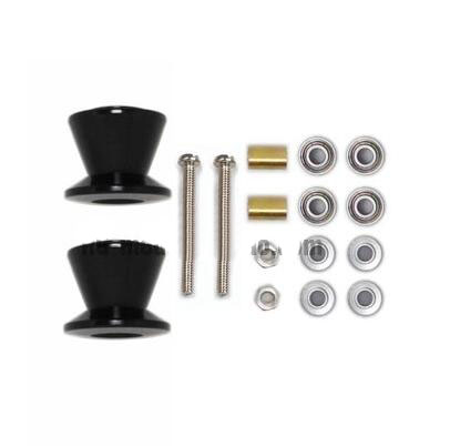 4PCS/8PCS 94948 13-12mm Aluminum Alloy Roller Anti-hanging Guide Wheel for Tamiya Mini 4WD Car With Screw Washers